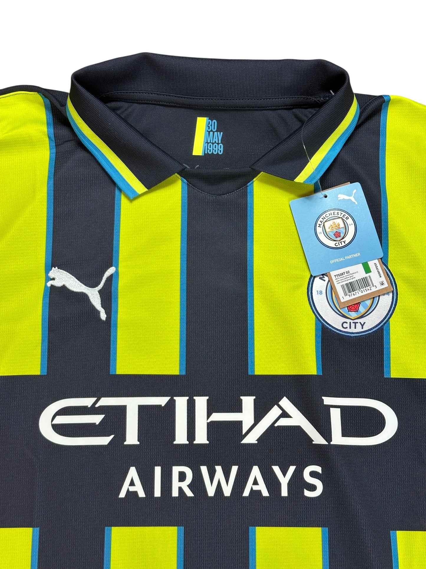 Manchester City 2024/25 Long Sleeve Haaland Away Jersey