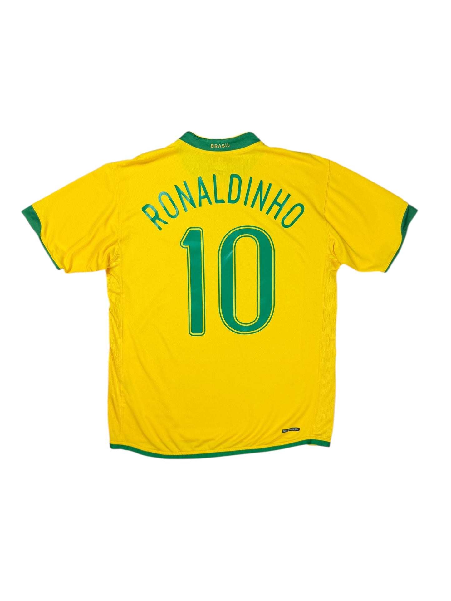 Brazil 2006 Ronaldinho Home Jersey