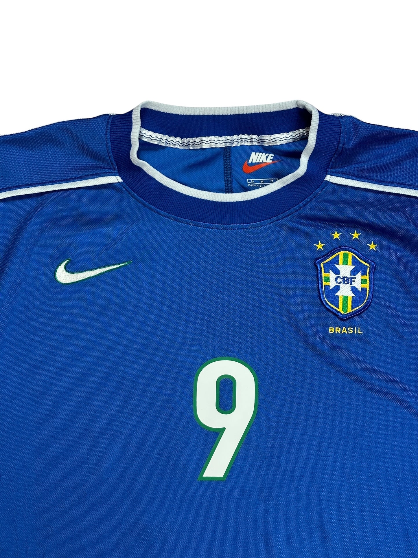 Brazil 1998 Ronaldo Home Jersey