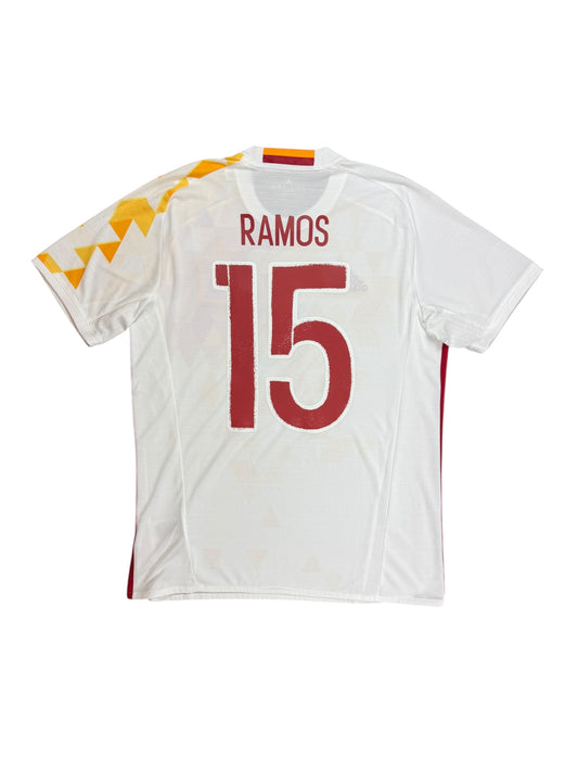 Spain 2016 Sergio Ramos Away Jersey