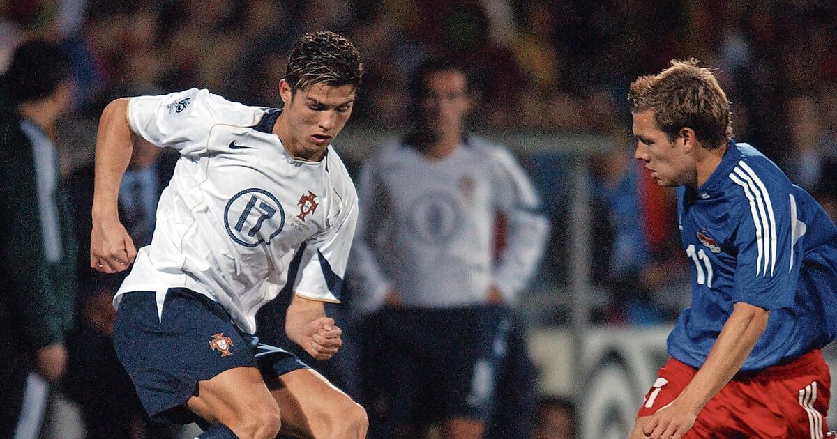 Portugal 2004 Cristiano Ronaldo Away Jersey