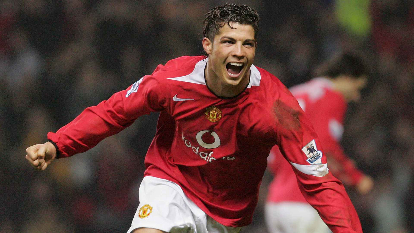 Manchester United 2005/06 Cristiano Ronaldo Long Sleeve Home Jersey