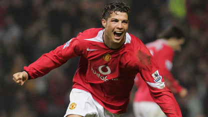 Manchester United 2005/06 Cristiano Ronaldo Long Sleeve Home Jersey