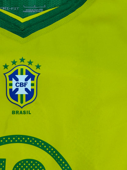 Brazil 2004 Ronaldinho Home Jersey (Reissue)