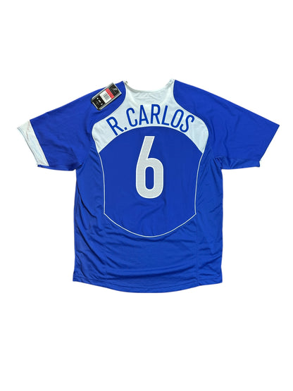 Brazil 2004 Roberto Carlos Away Jersey