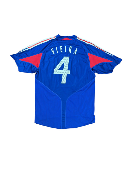 France 2004 Vieira Home Jersey