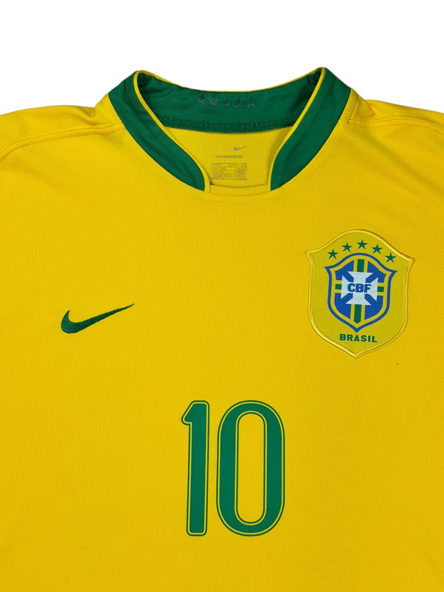 Brazil 2006 Ronaldinho Home Jersey