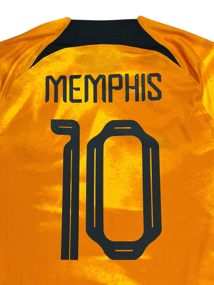 Netherlands 2022 Memphis Depay Home Jersey