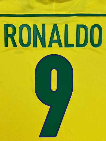Brazil 1998 Ronaldo Home Jersey