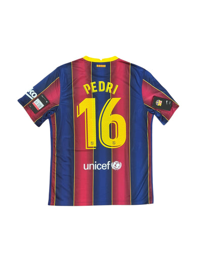 Barcelona 2020/21 Pedri Home Jersey