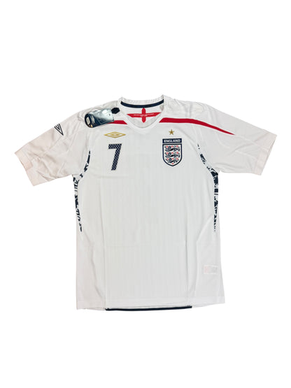 England 2007/09 Beckham Home Jersey