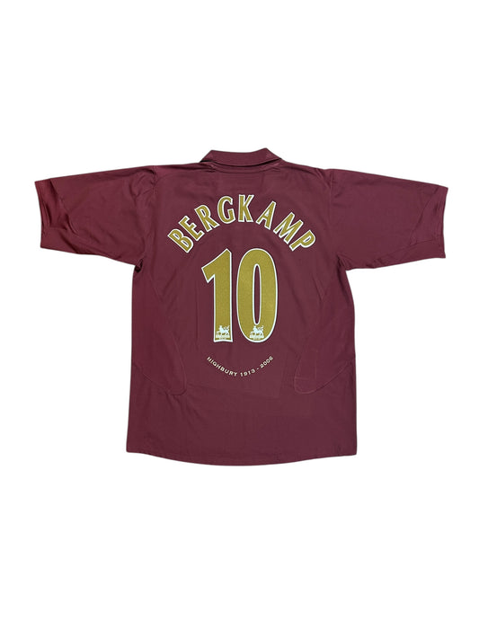 Arsenal 2005/06 Bergkamp Home Jersey
