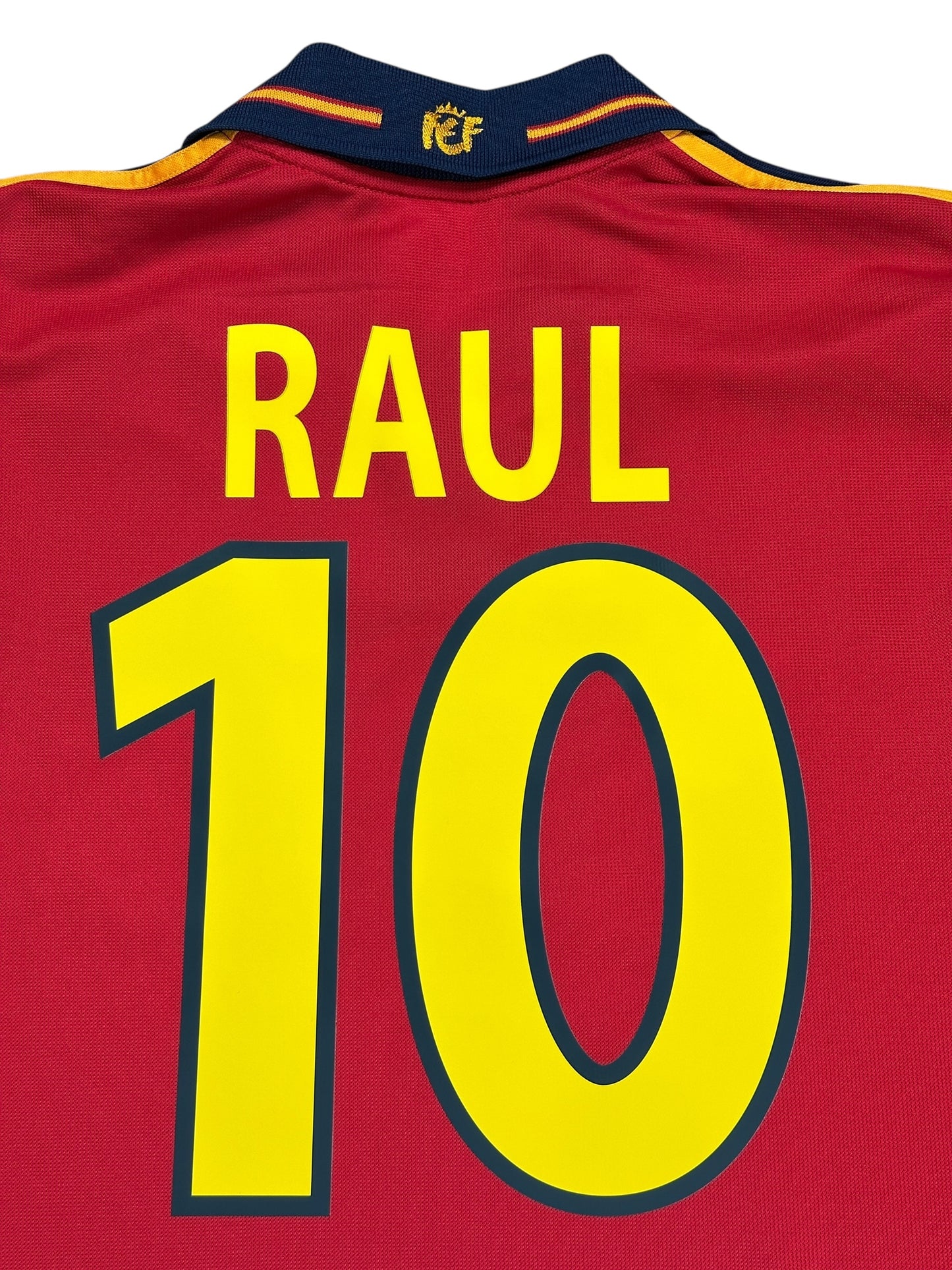 Spain 2000 Raul Home Jersey