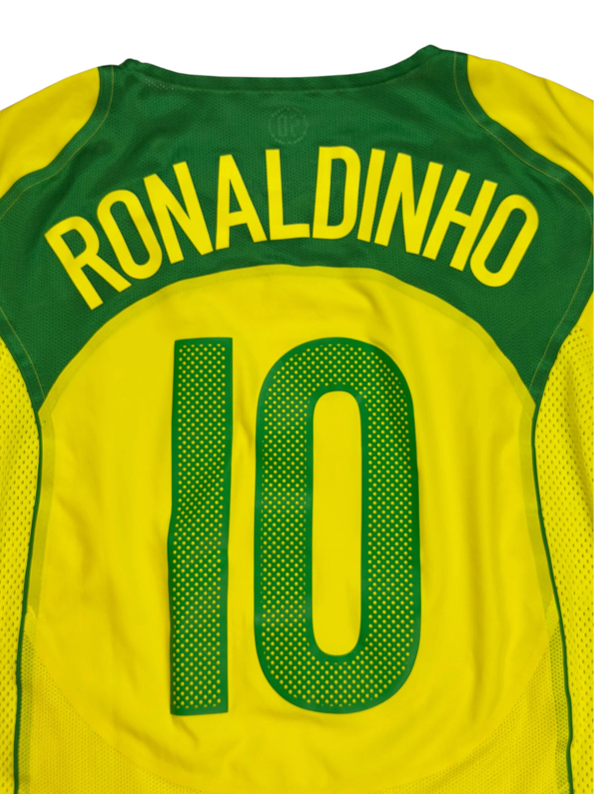 Brazil 2004 Ronaldinho Home Jersey (Reissue)