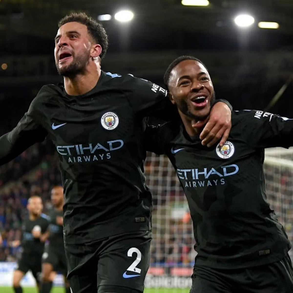 Manchester City 2017/18 Sterling Away Jersey (Player Version)