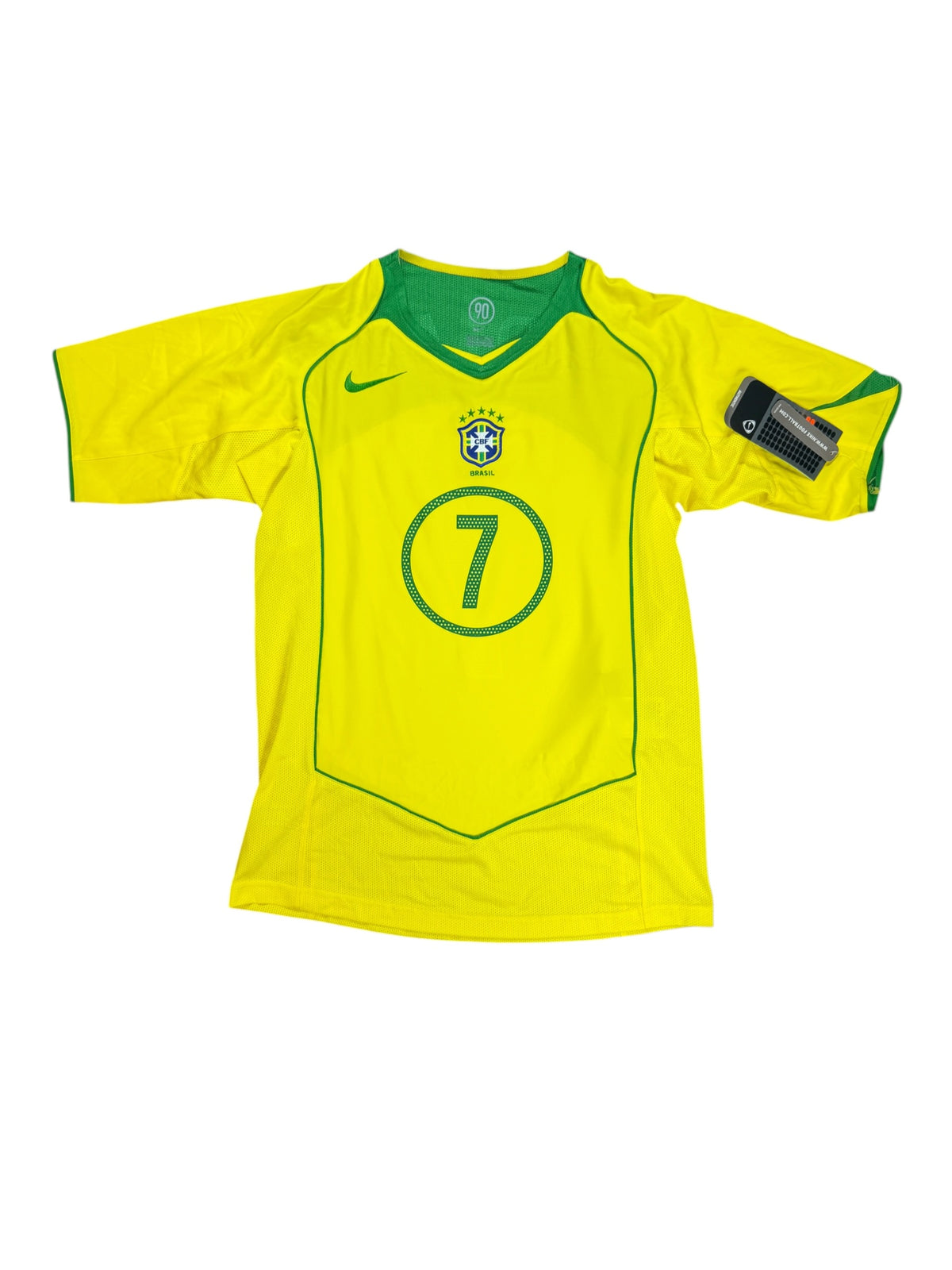 Brazil 2004 Adriano Home Jersey