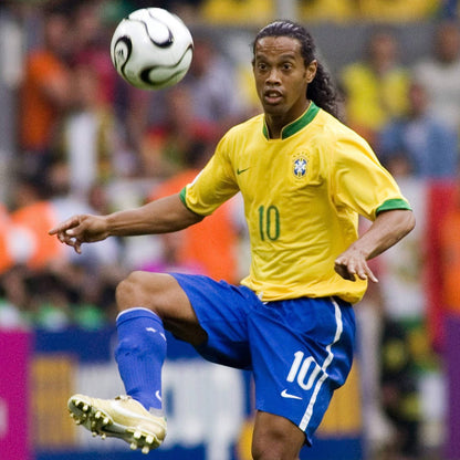 Brazil 2006 Ronaldinho Home Jersey