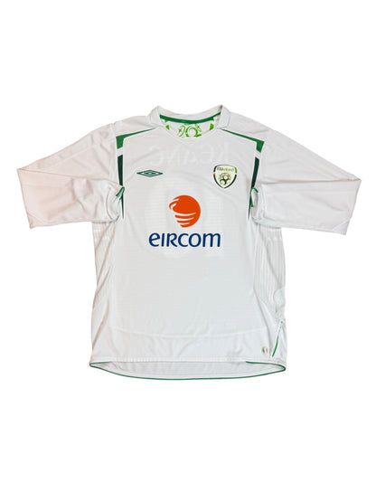 Ireland 2005/07 Robbie Keane Long Sleeve Away Jersey