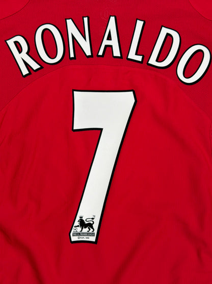 Manchester United 2005/06 Cristiano Ronaldo Long Sleeve Home Jersey