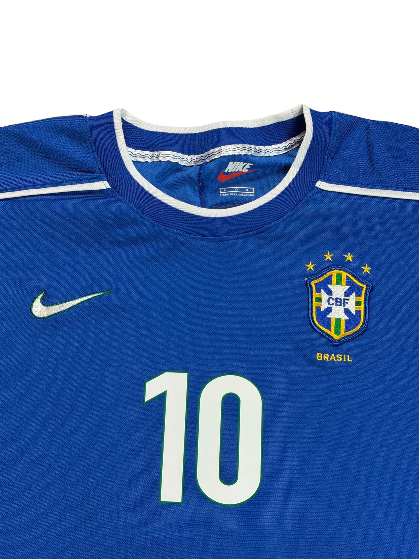 Brazil 1998 Rivaldo Away Jersey